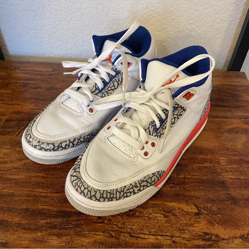 Jordan 3 Retro Knicks 219 - Size 6.5 Youth - Picture 3 of 9